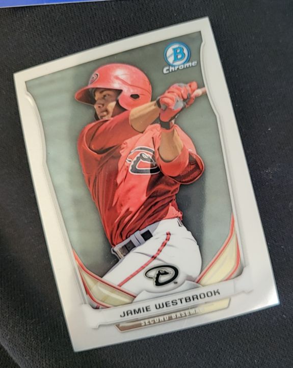 2014 Bowman Chrome #BCP12 Jamie Westbrook Prospects — front