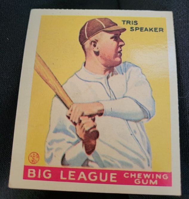 1933 Goudey Big League Chewing Gum #89 Tris Speaker — front