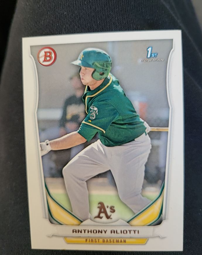 2014 Bowman Prospects #BP77 Anthony Aliotti — front