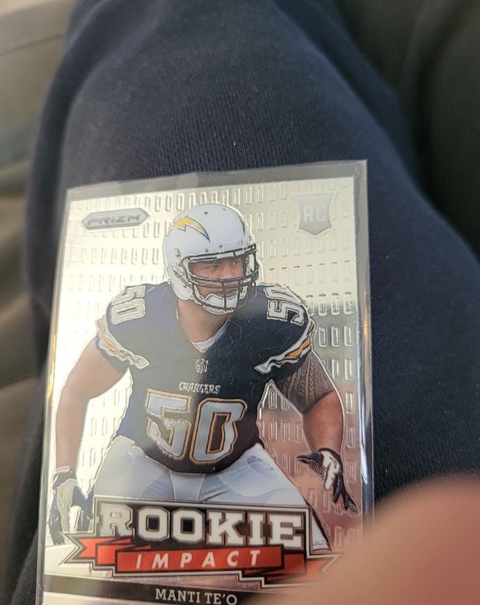 2013 Panini Prizm #308 Manti Te'o Rookie Impact — front