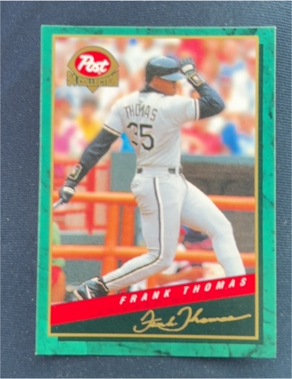 1994 Post Cereal #21 Frank Thomas — front