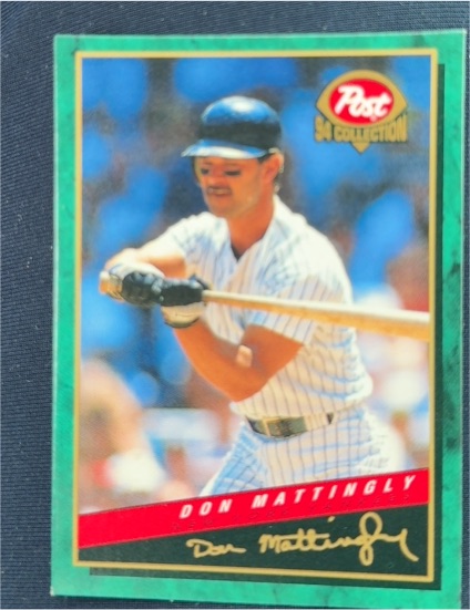 1994 Post Cereal #2 Don Mattingly — front