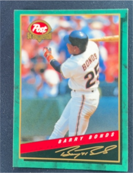 1994 Post Cereal #11 Barry Bonds — front