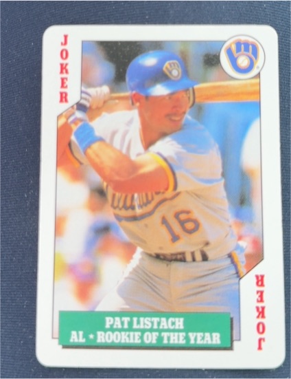 1992 Bicycle Rookies #JOKER Pat Listach — front