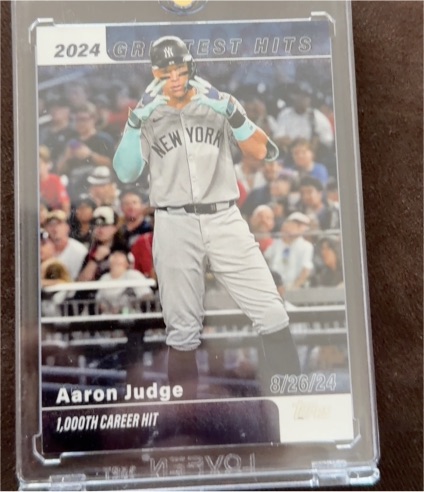 2025 Topps Series 1 #GH-16 Aaron Judge 2024 Greatest Hits — front
