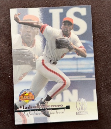 1996 Score Board Autographed Collection #39 Vladimir Guerrero — front