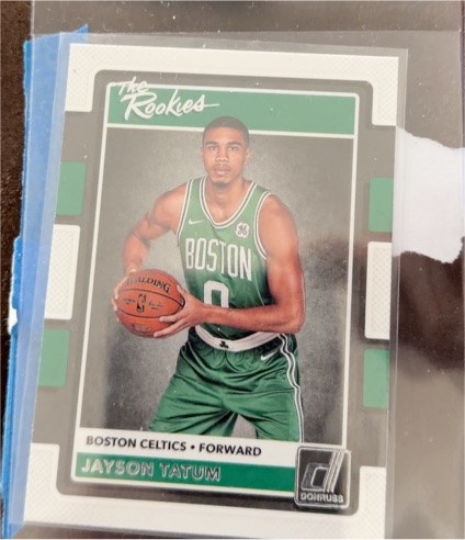 2017-18 Panini Donruss The Rookies #3 Jayson Tatum — front
