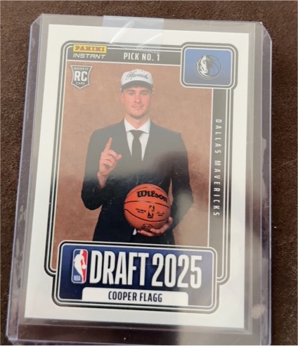 2025-26 Panini Instant NBA Draft Night #NBADN-1 Cooper Flagg — front