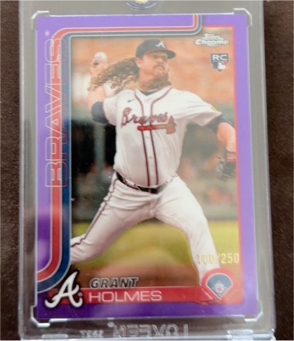 2025 Topps Chrome #169 Grant Holmes — front
