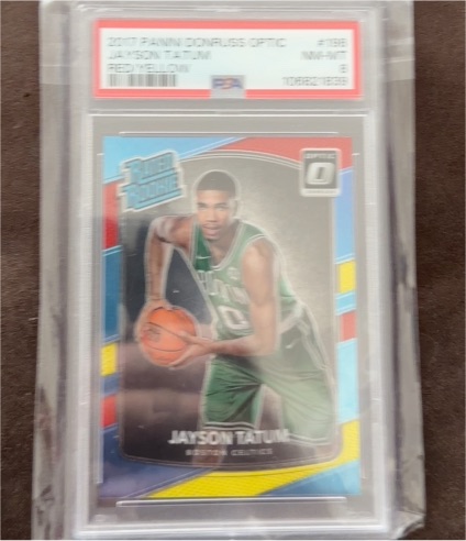 2017 Panini Donruss Optic #198 Jayson Tatum — front