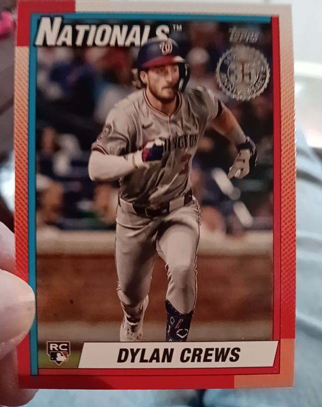 2025 Topps Series 2 1990 Topps #90B2-11 Dylan Crews — front