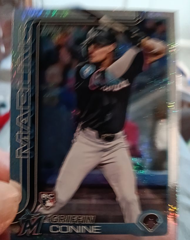 2025 Topps Chrome #447 Griffin Conine Rookie — front
