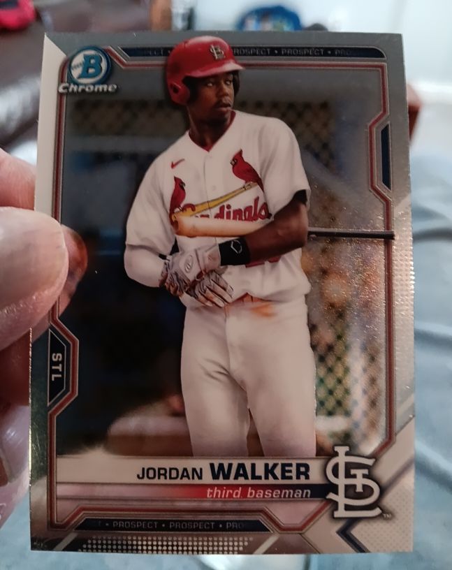 2021 Bowman Chrome Prospects #BCP-146 Jordan Walker — front