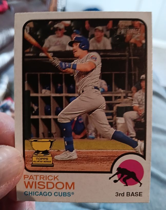 2022 Topps Heritage #276 Patrick Wisdom — front
