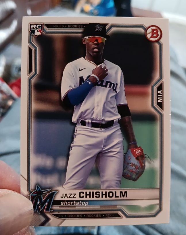 2021 Bowman #71 Jazz Chisholm — front
