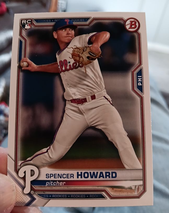 2021 Bowman #16 Spencer Howard — front