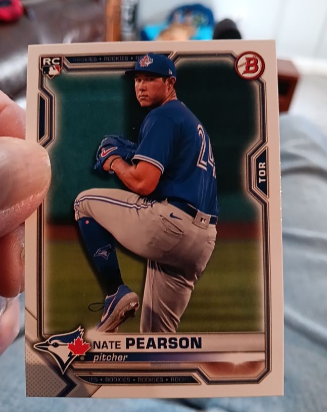2021 Bowman #59 Nate Pearson Rookie Card — front