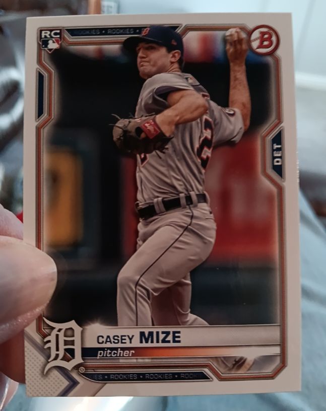 2021 Bowman #31 Casey Mize — front