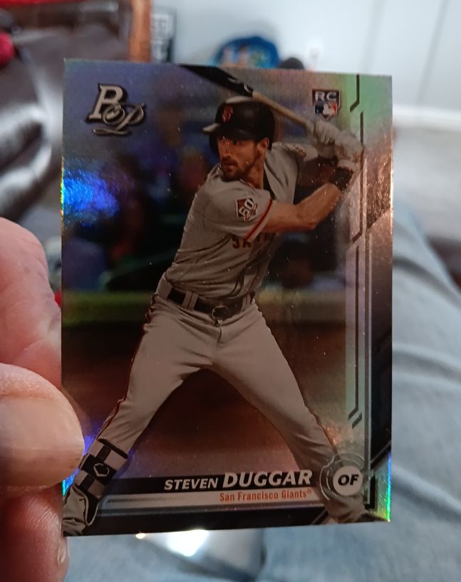 2019 Bowman Platinum #42 Steven Duggar — front