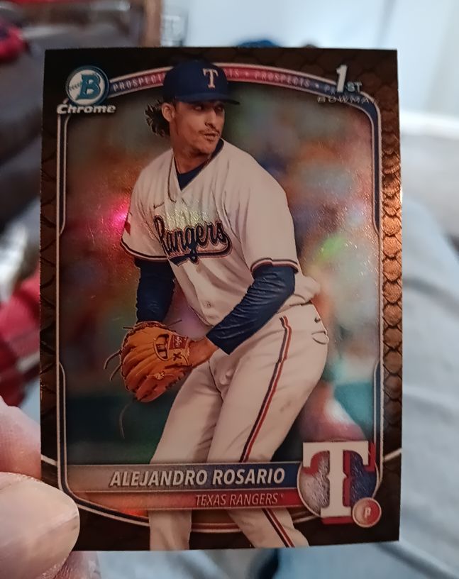 2025 Bowman Chrome #BCP-125 Alejandro Rosario — front