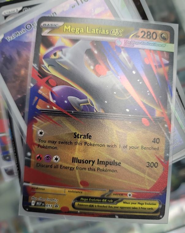 2025 Black Star Promo #011 Mega Latias ex — front