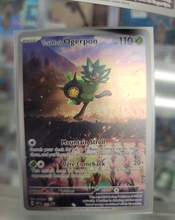 2024 Pokemon Center Teal Mask Ogerpon #123 — front