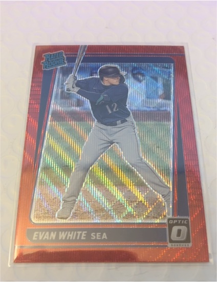 2021 Donruss Optic #60 Evan White — front