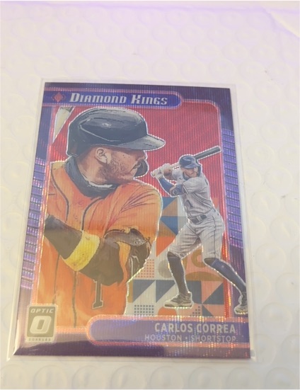2021 Donruss Optic Diamond Kings #12 Carlos Correa — front