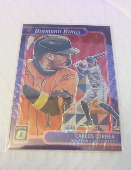 2021 Donruss Optic #12 Carlos Correa — front