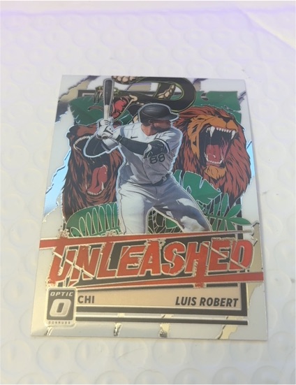 2021 Panini Donruss Optic #UNL6 Luis Robert Unleashed Insert — front