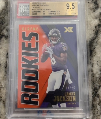 2018 Panini XR Xtreme Rookies #12 Lamar Jackson — front