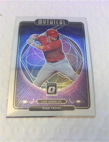 2021 Donruss Optic #9 Mike Trout Mythical — front
