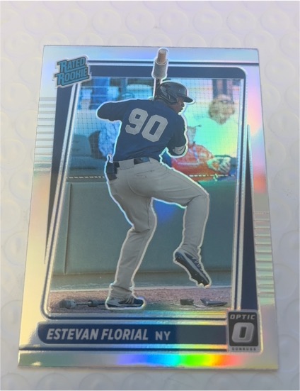 2021 Donruss Optic #76 Estevan Florial — front