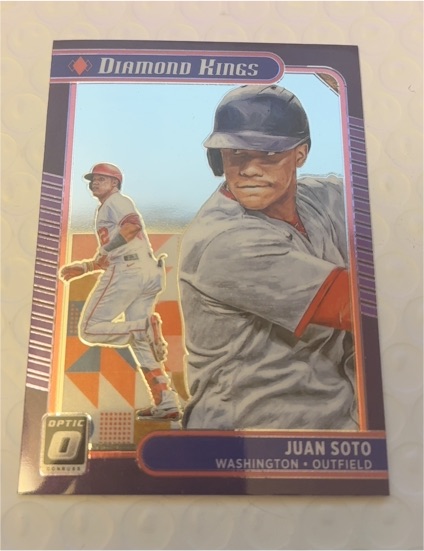 2021 Donruss Optic Diamond Kings #20 Juan Soto — front