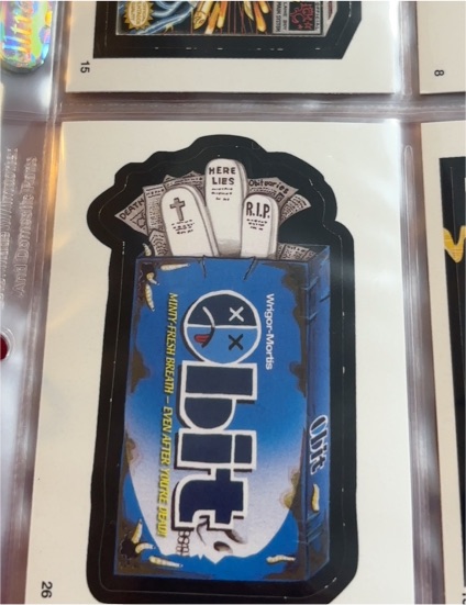 2004 Topps Wacky Packages All New Series 1 #26 Obit — front