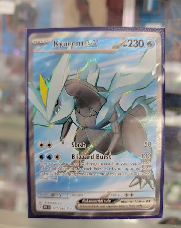 2025 Pokémon Black Bolt #157 Kyurem EX — front
