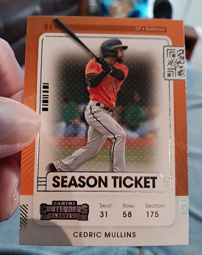 2021 Panini Contenders Baseball #50 Cedric Mullins — front