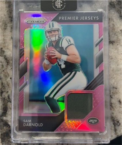 2018 Panini Prizm Premier Jerseys #PP-3 Sam Darnold — front