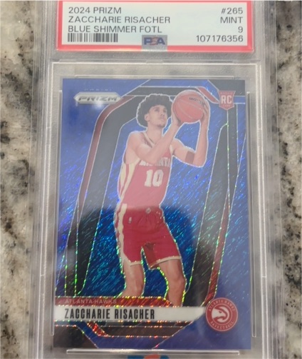2024-25 Panini Prizm #265 Zaccharie Risacher — front