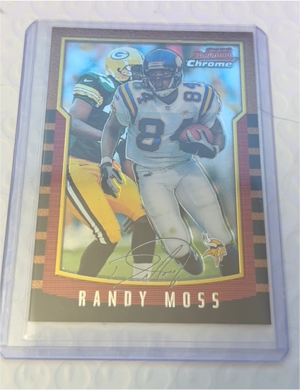 2000 Bowman Chrome #125 Randy Moss — front