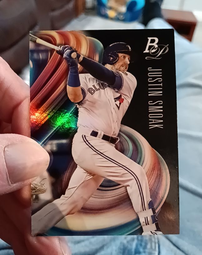 2018 Bowman Platinum #20 Justin Smoak — front
