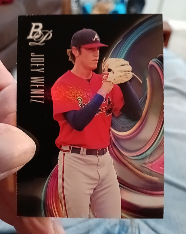 2018 Bowman Platinum #TOP-20 Joey Wentz — front