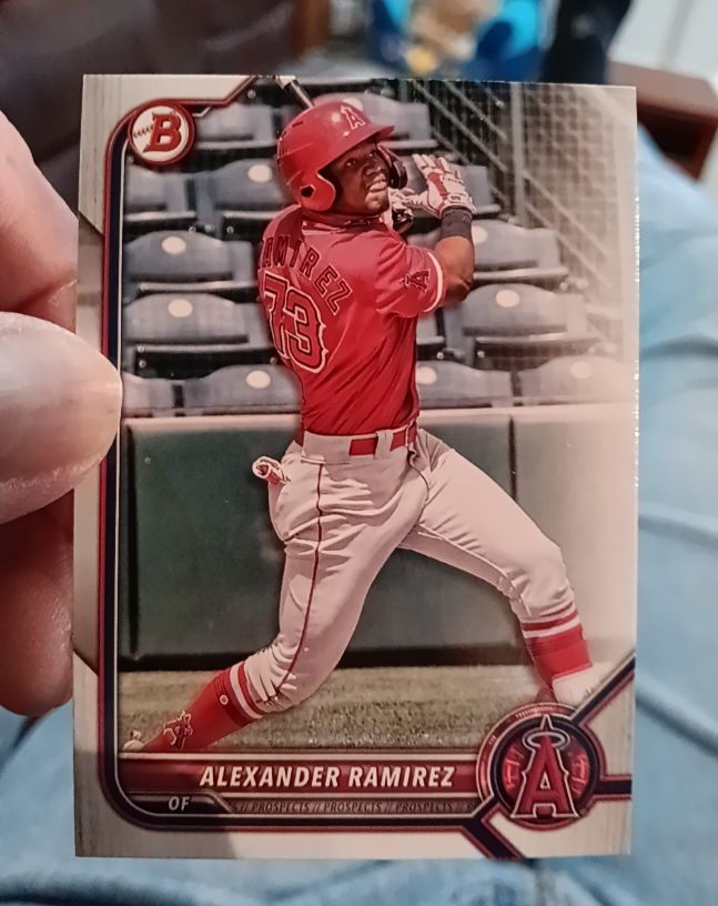 2022 Bowman Prospects #BP-38 Alexander Ramirez — front