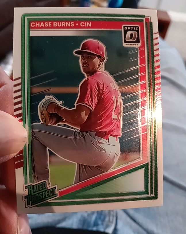 2025 Donruss Optic #146 Chase Burns — front