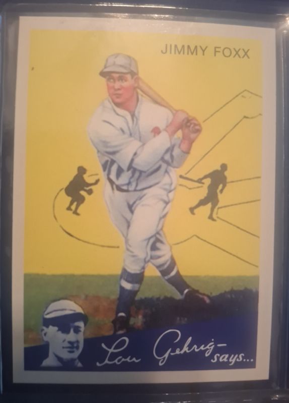 2011 Topps #CMGR-15 Jimmie Foxx CMG Reprints Philadelphia Athletics — front