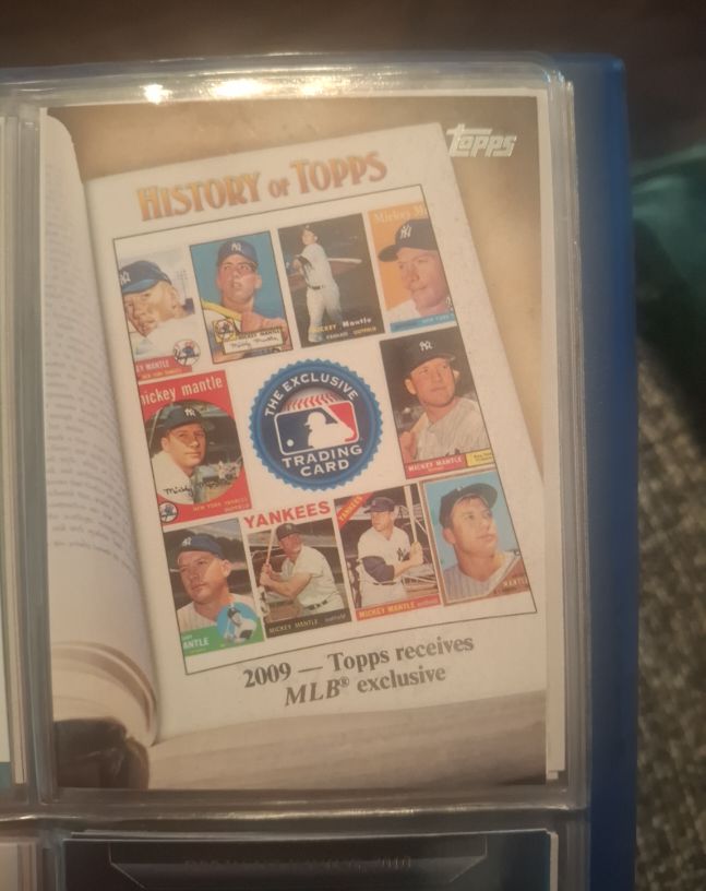 2011 Topps History of Topps #HOT10 2009 - Topps Receives MLB Exclusive — front