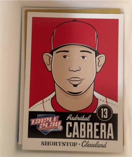 2012 Panini Triple Play #22 Asdrubal Cabrera — front