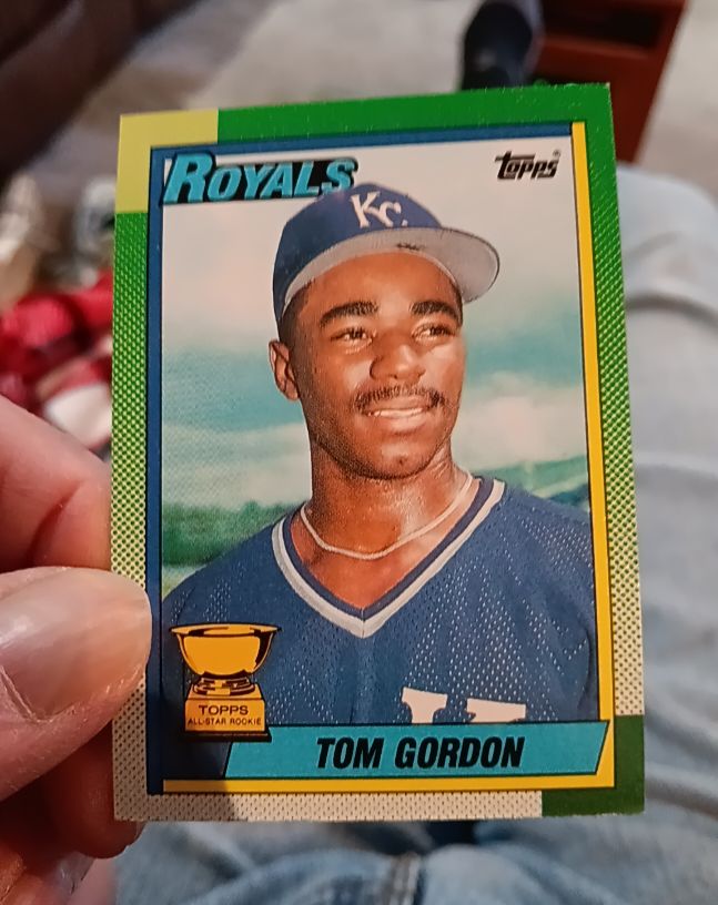 1990 Topps #752 Tom Gordon — front