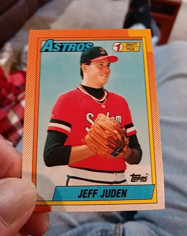 1990 Topps #164 Jeff Juden — front
