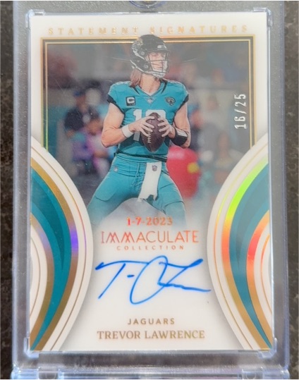 2023 Panini Immaculate Collection #SS-TL Trevor Lawrence — front